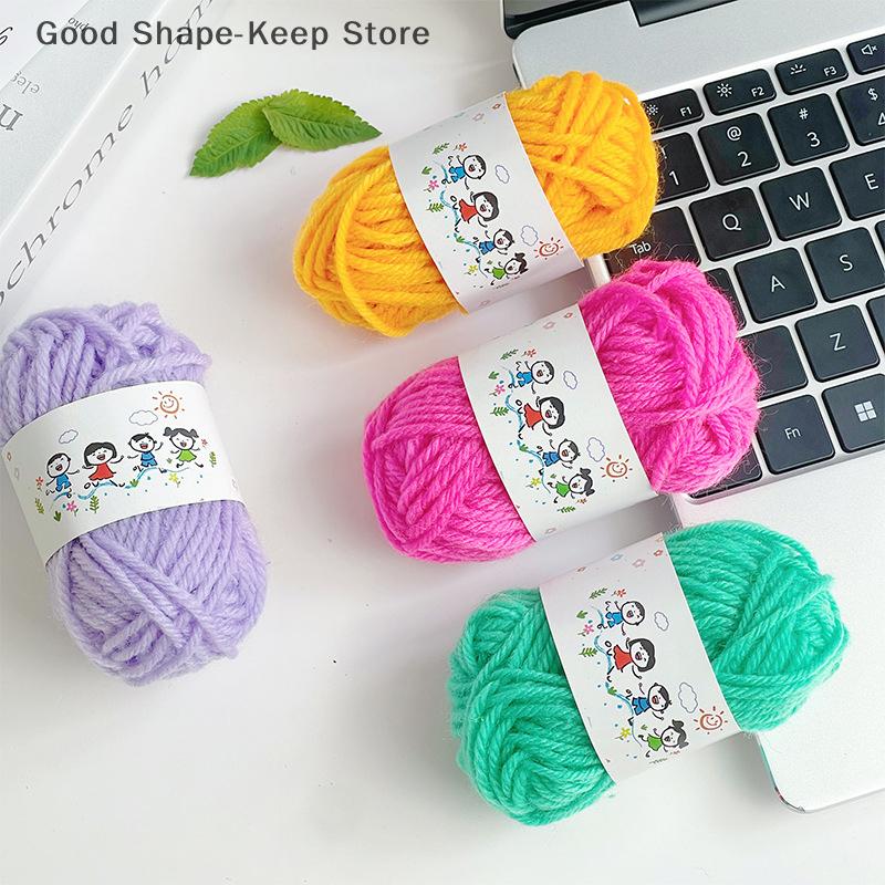 12Pcs Soft Warm DIY Cotton Wool Yarn Fine Quality Hand-Knitting Thread for Handmade Crochet Wool Warmth Hand-Knitting Thread