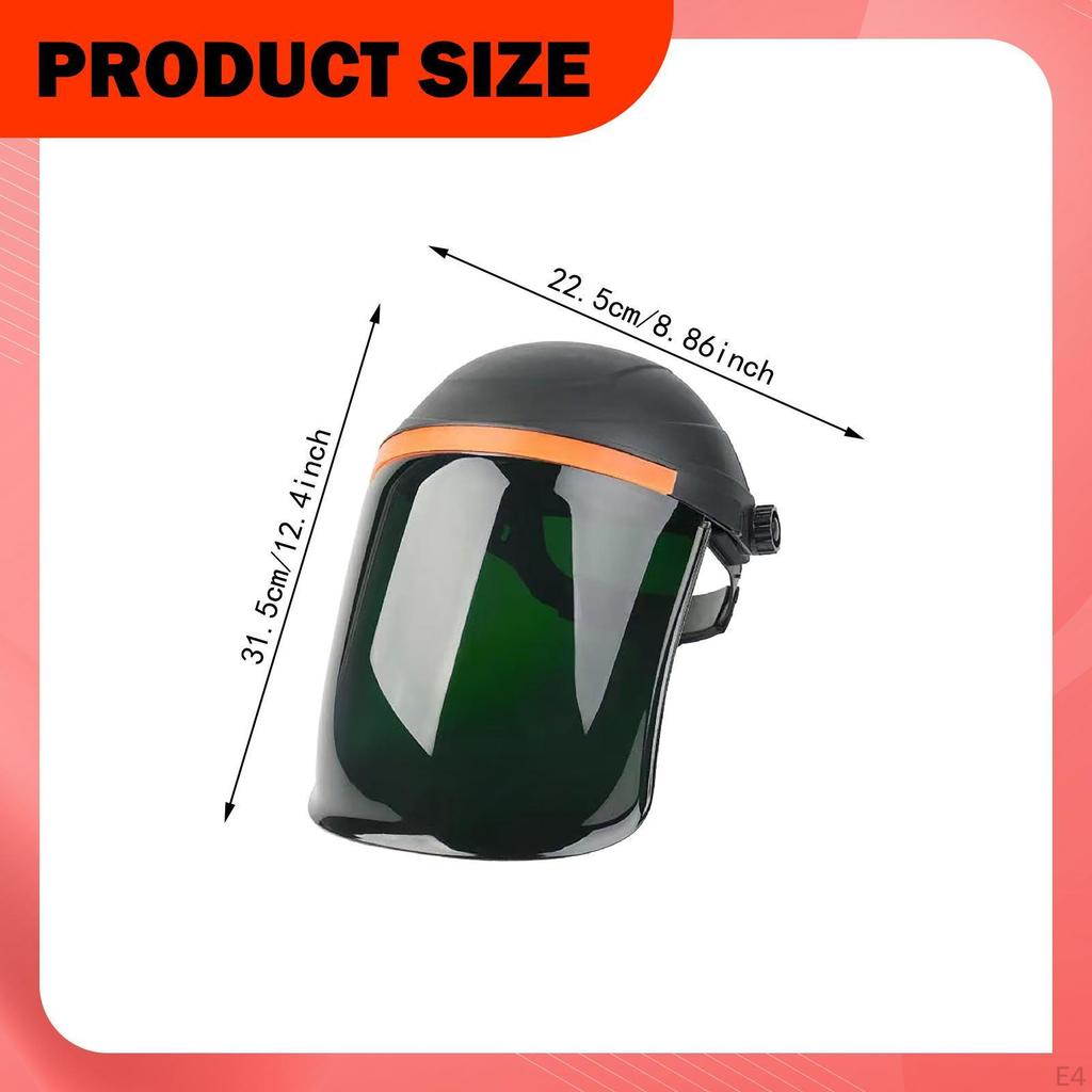 Svářečská obličejová přilba s pevnou přilbou, profesionální výklopná nastavitelná lehká ochrana