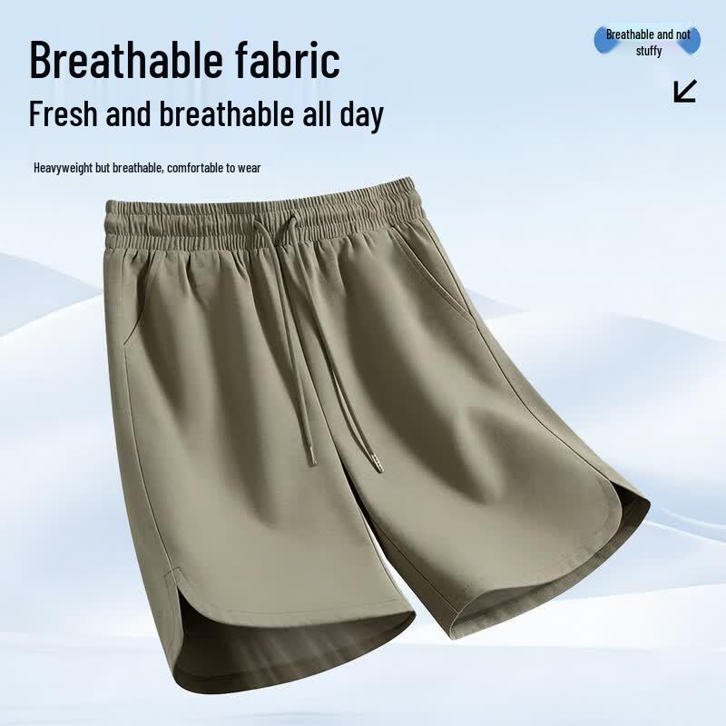 MINISO Men's Knit Running & Casual Shorts