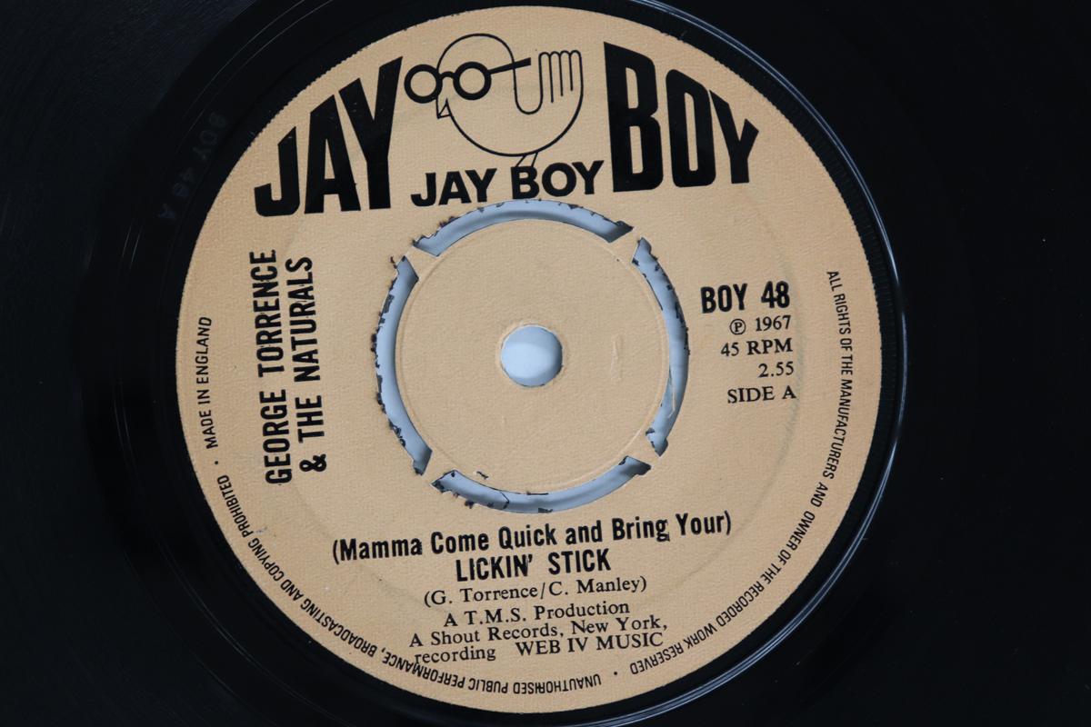 

7-дюймовая пластинка GEORGE TORRENCE & THE NATURALS - (Мама Иди Быстро И Принеси Свой) L BOY48 JAY BOY 1971 UK Соул/Фанк Б/У