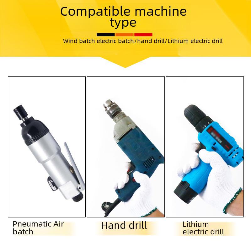 5.5-19mm Deep Hex Socket: Extended Air/Hand Drill Screwdriver Head