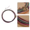 Acoustic Folk Guitar Strings Set Steel Core Copper Alloy Winding, 6pcs/ Set
