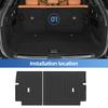 LUCKEASY Left Drive for Xpeng G9 2022‑2026 TPE 3D Car Floor Mats Trunk Pad Backrest Liner All Weather Accessories Black