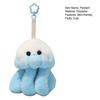Niedlicher Quallen-Rucksack-Schlüsselanhänger, Weicher Plüsch-Anhänger für Geldbörse, Meeresbewohner-Schlüsselanhänger für Mädchen und Frauen, Aquarium-Souvenir-Geschenk