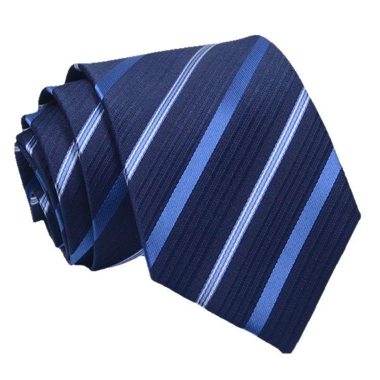 Men'S Dress Business Casual Professional Groom Wedding Best Man Striped Jacquard Fine Gentleman Men'S Premium Tie