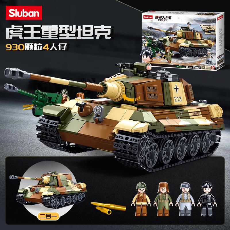 T-54 Main Battle Tank Building Block Classic World War Military Armored Vehicle Model Bricks M4A3 BMP T90 II STEM DIY Model Kit 3D Interlocking