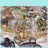 High Quality Alloy Hair Claw Clips For Elegant Hairstyles In Shiny Gold And Silver Colors