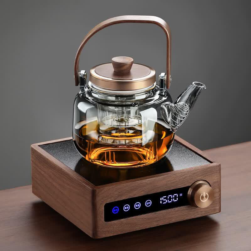 Bo Yi Duo Glass Tea Kettle Set with Electric Ceramic Stove