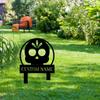 Piquets de jardin en métal, Décor de pelouse extérieur, Ornements de patio, Panneau de jardin, Installation facile