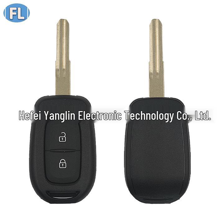 Kompatibel mit Renault Koleos 2-Tasten Gerader Griff Fernbedienung, 4A Chip, 433 MHz