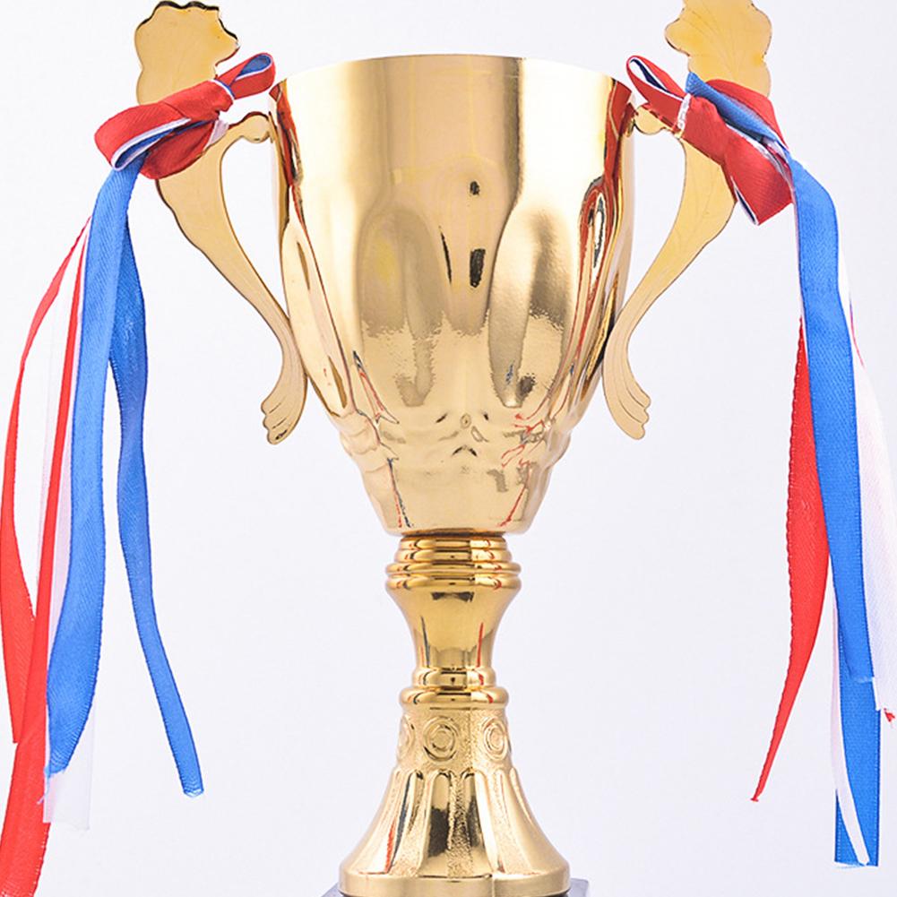 Metal Gold Trophy Basketball Football Trophy Height 23cm Game Match Trophy Winners Award Trophy for Championships Tournaments