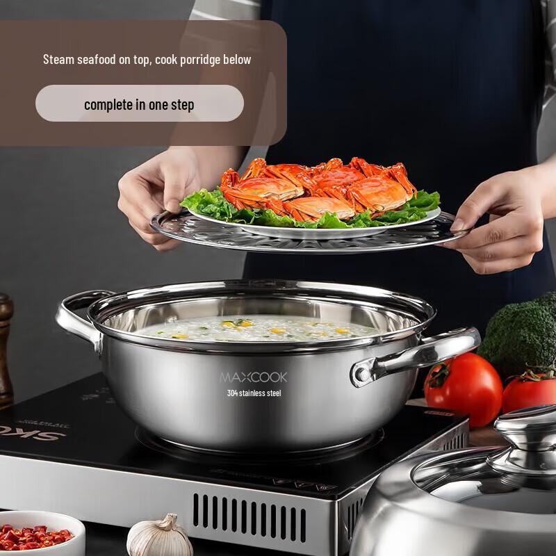 Mei Chu 304 Stainless Steel Steamer Soup Pot