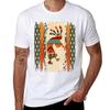 Kokopellinative American With Tribal Pattern Border Tshirt Quick Dry Sports Short Sleeve Tee