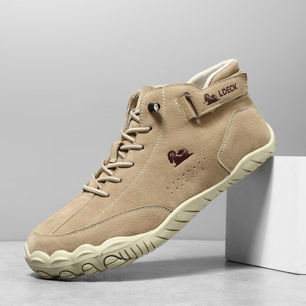 Warm Men's Casual Shoes for Autumn and Winter Short Boots for Outdoor Casual Men's Women's Boots Plus Velvet Large Size Men's Shoes Martin Boots