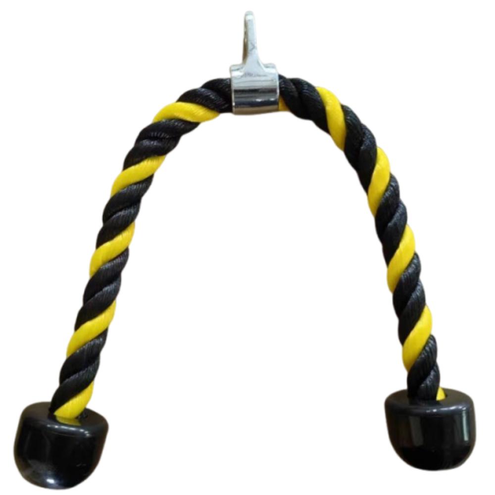 Mehrfarbiges Trizepsseil Zugseil Kabelummanteltes Nylon Trizepsseil Kabel Fitnessstudio Zubehör