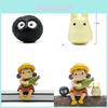 My Neighbor Totoro Holding Corn Girl Cat Mini Model Ornament For Kids
