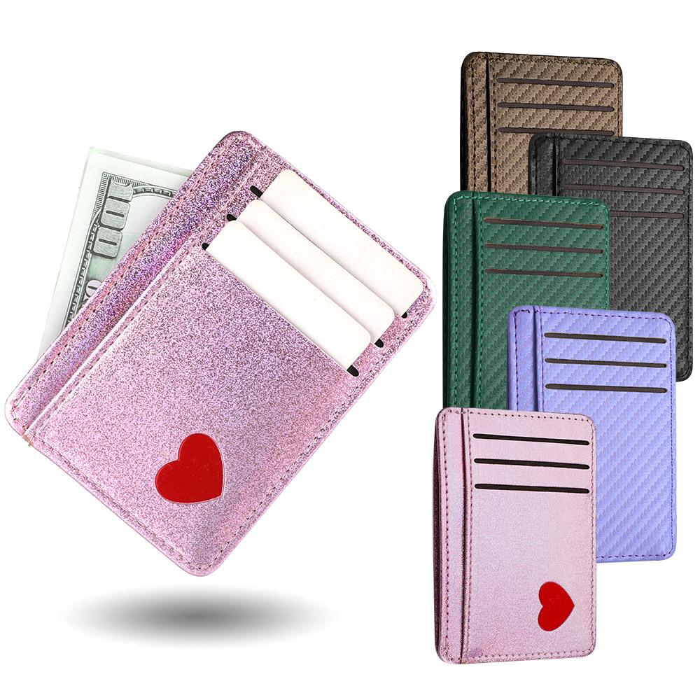Higth end sle bla Leather Wallet Credit Card ID Card Holder Male Business ID Card Case for Male And Female Card Holders