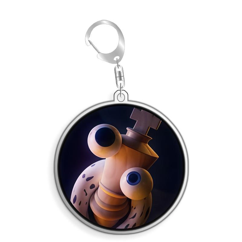 For The Amazing Digital Circus Pomni Zooble Gangle Kinger Ragatha Acrylic Selfmade Cute Cartoon Anime Keychain Pendant Toy Gift