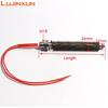 LUJINXUN Calentador de Aire Recto Eléctrico Tubo Calentador de Aletas de Calentamiento en Seco Elemento Calentador para Horno Motor/Carga/Deshumidificación 220V 1PC