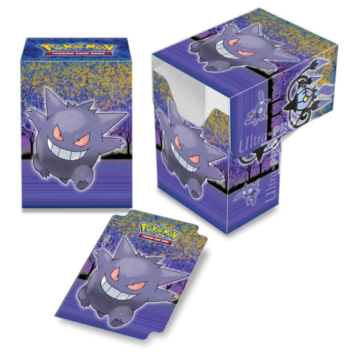 ULTRA PRO Deck Case Gallery Series Haunted Hollow Full View Deck Box for Pok?mon Gengar