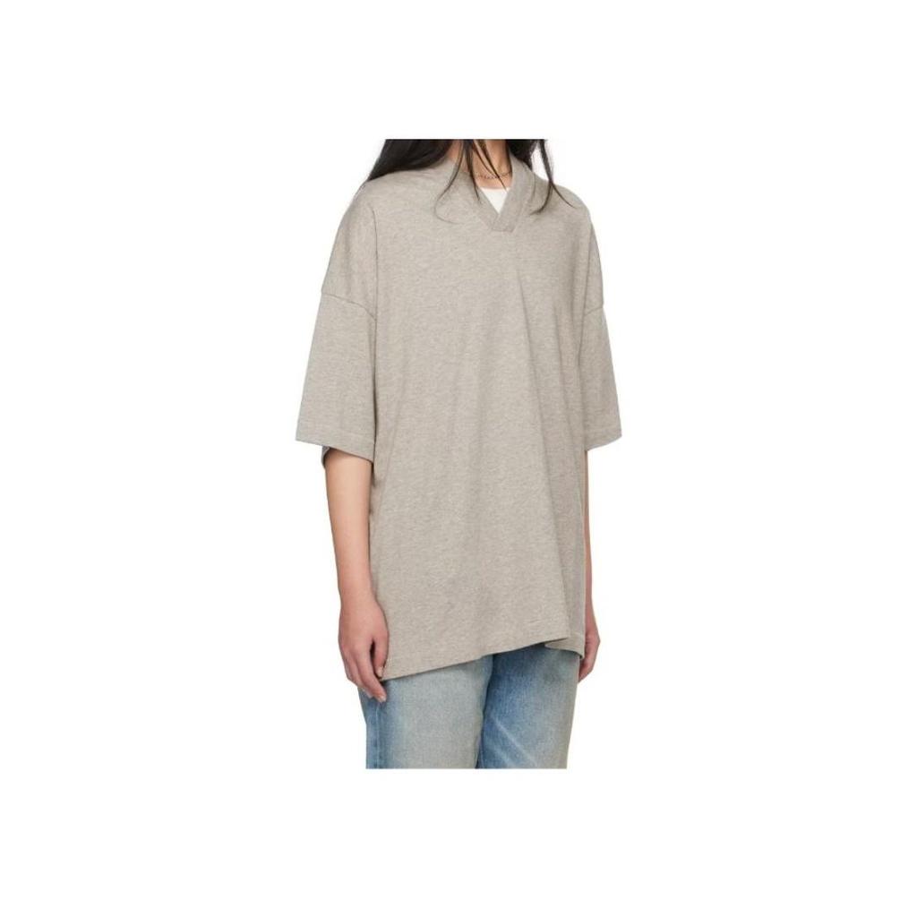Fear of God Essentials SS24 V Neck T-shirt Heather Grey Men 125SU244211F