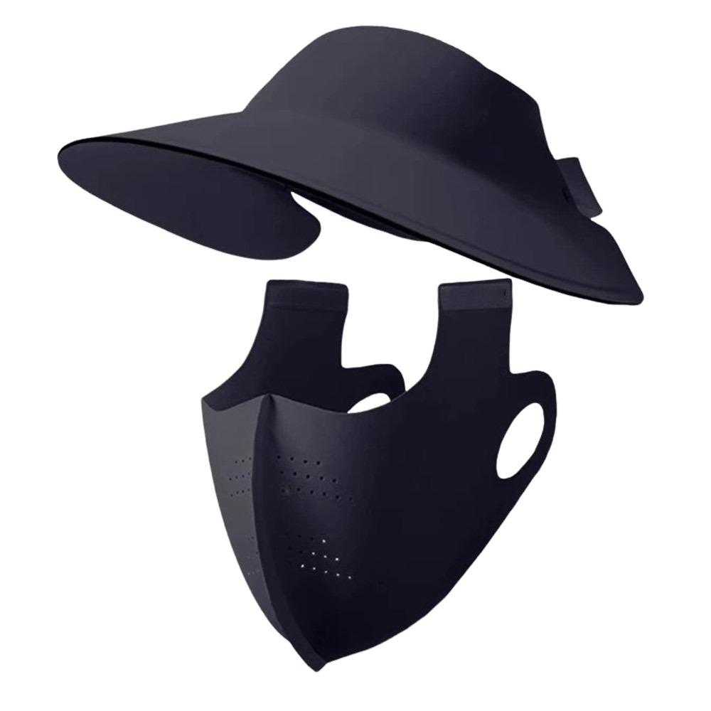 Unisex Eye Protection Cycling Face Mask Full Face 3D Breathable Ice Silk Face Mask Anti-UV Dustproof Sun Protection Mask Summer