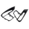 Pair Front Bumper Fog Light Cover Bezel Black Trim Fits Ford Explorer 2018-2020 Car Accessories
