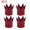 1/4PCS Creative Crown Aluminum Car Wheel Tyre Tire Air Valve Stem Cap Dust Cover Car Styling Decorative Auto Exterior Decoration Valve Stems 1