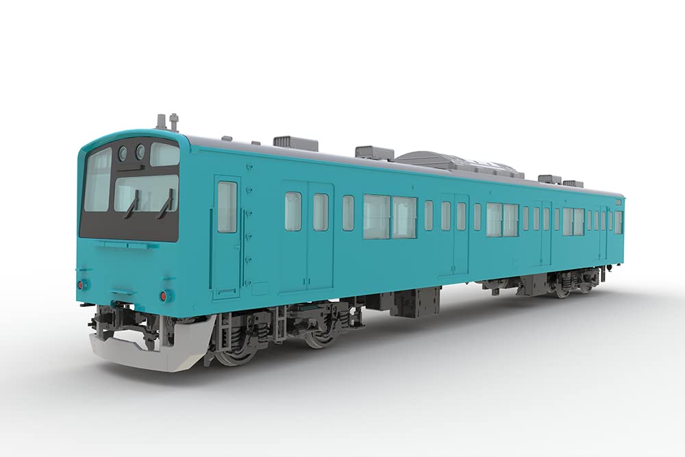 PLUM 1/80 Scale JR East 201 Series DC Electric Car Keiyo Line Kuha 201 & Kuha 200 Display Model, Unpainted Assembly Plastic Kit, PP131