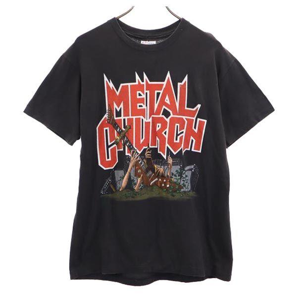 

Hanes 90-х годов Винтажная футболка с коротким рукавом METAL CHURCH WORLD TOUR 1991-1992 Мужская Б/У