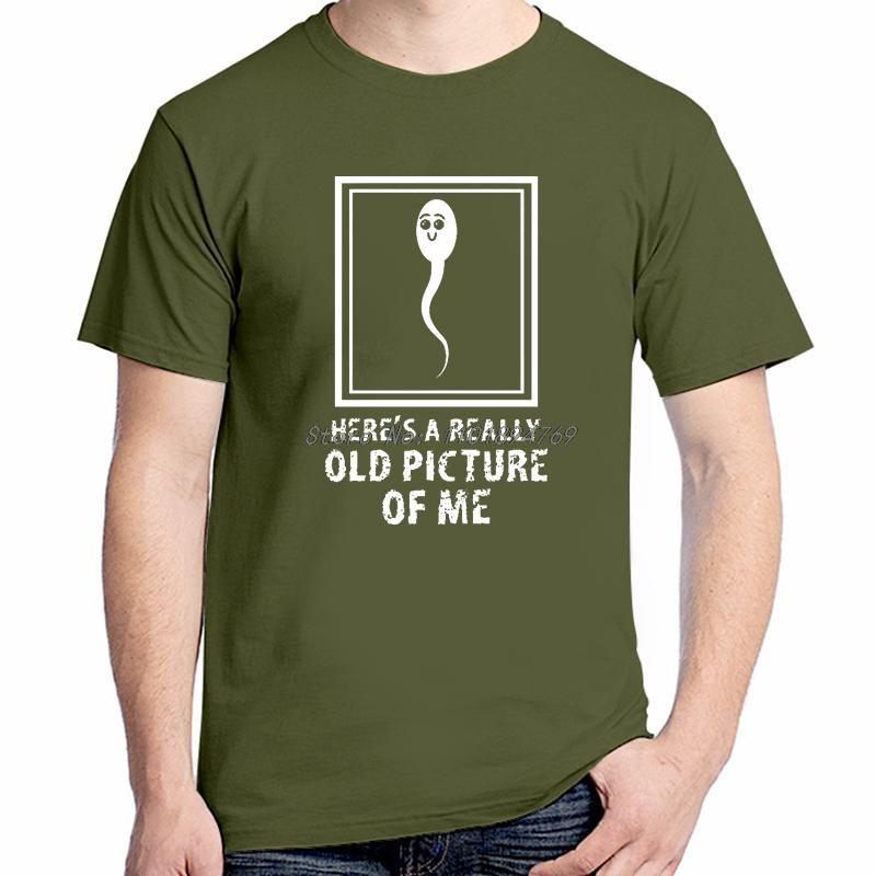 Hier ist ein wirklich altes Bild von mir Lustige Grafik-T-Shirts Baumwolle Kurzarm-T-Shirts Unisex Streetwear Neue Hemden und T-Shirts