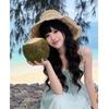 Gentle Style, Sexy Temperament, Slit Long Dress, Seaside Vacation Style, Backless Spaghetti Strap Dress for Women, Summer