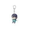 55MM Anime Laid-Back Camp Keychain Shima Rin/Inuyama Aoi/Ena Saitou  Key Chain Acrylic Model Plate Christmas Gifts