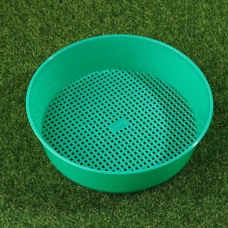 

Пластитове сито для ґрунту Фільтруюча сітка Кругла просіювач для ґрунту та бруду Для просіювання ґрунту та каміння Фільтрація Домашній сад Квітковий розплідник Інструменти зелений