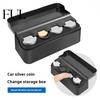 Portamonete per Auto Scatola Portamonete Organizzatore Conveniente Storage per Veicoli Contenitore Compatto Durevole per Auto Casa