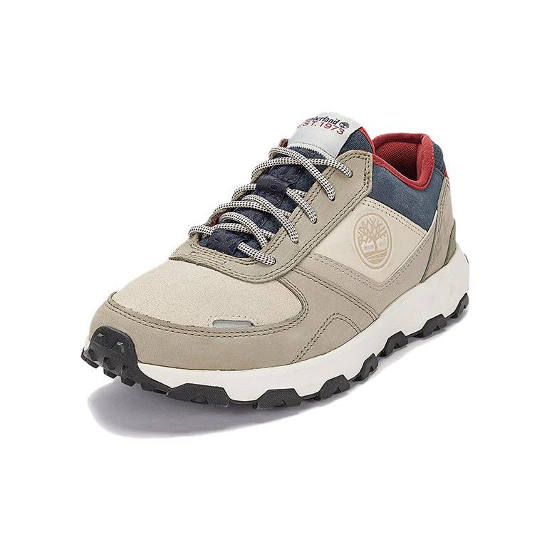 Timberland Retro Easy To Wear Durable Low Top Casual Shoes Men Sneakers Light-Gray-Brown A67A9W