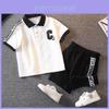 Stylish Summer Boys Short Sleeve Set Comfy Lightweight Cotton Polo Shirt 3 To 8 Years