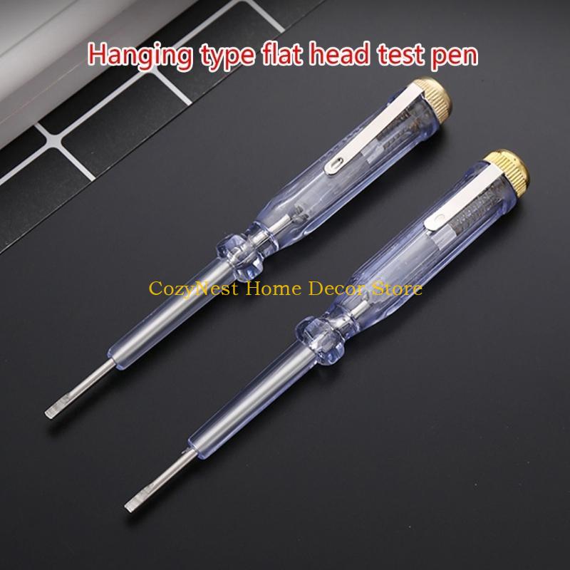 92MF Schlitzschraubendreher Elektrischer Prüfstift Tester AC 100-500V Stromtester