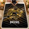 Flanell-DeckeBoston Bruins Warme Weiche Überwurfdecke für drinnen Sofa Bett Wohnzimmer