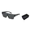 Burberry Avant-Garde Pilot Style Sunglasses With Letter Engraving Men sunglasses Black BE4291-346487