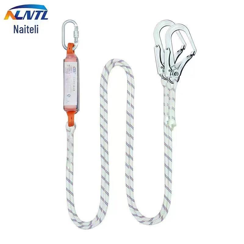 NLNTL Outdoor High-Altitude Safety Rope with Double Hooks