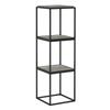 Furinno Moretti Modern Lifestyle Stacking Shelf, French Oak Gray, 1 Tier [Officially Imported from Japan]