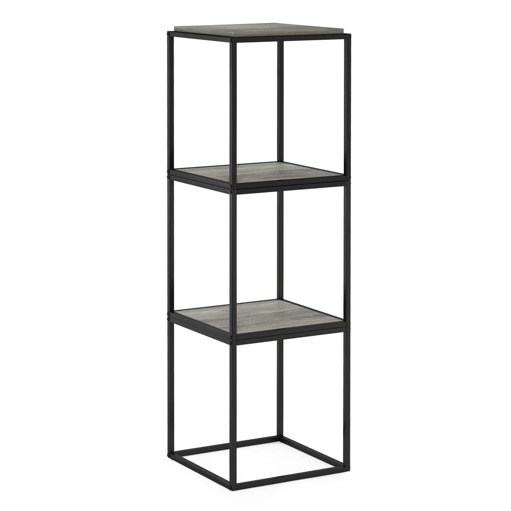 Furinno Moretti Modern Lifestyle Stacking Shelf, French Oak Gray, 1 Tier [Officially Imported from Japan]