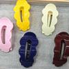 Korean Irregular Cloud Hair Claw Duckbill Clip - Dopamine Style for Women, Flat Head Comfort, Yoga-Friendly (2026 Edition)