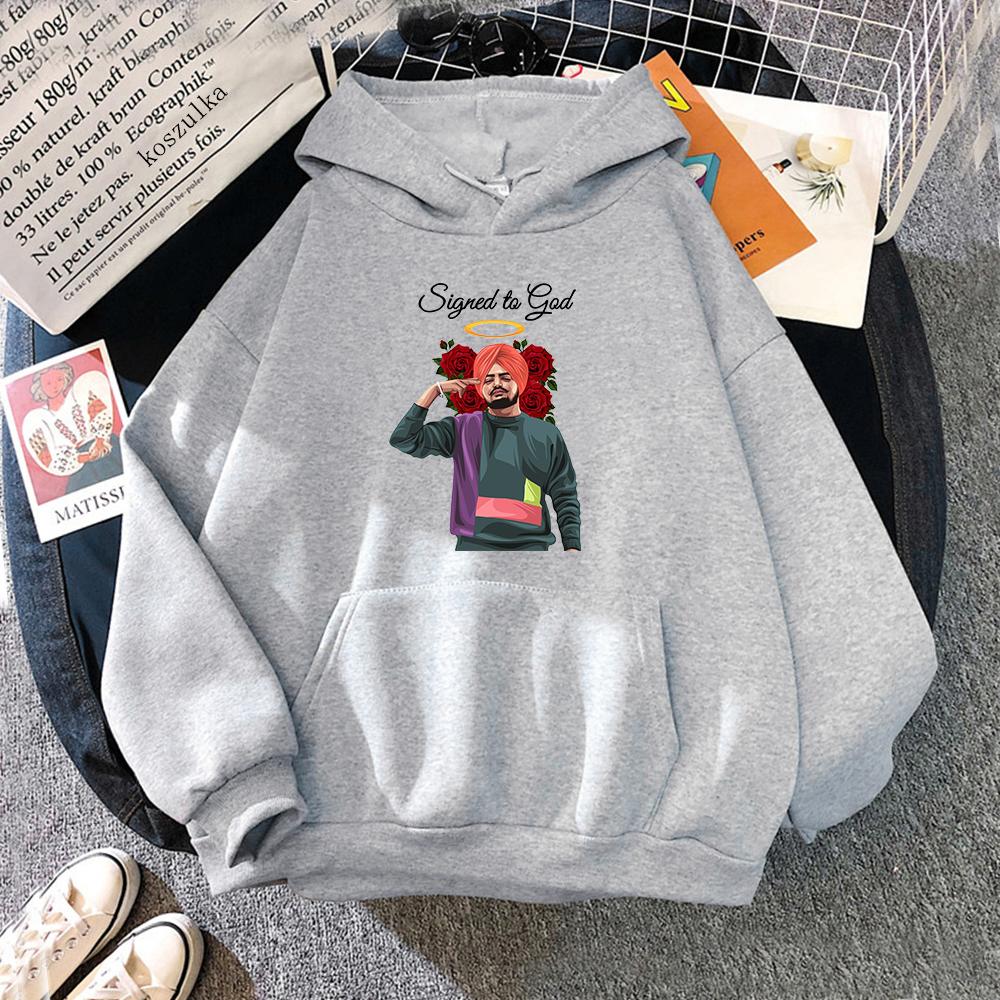 Sidhu Al Wala Sweatshirt with Hat Y2K Men's Hoodie High-quality Casual Sweatshirt Harajuku Sudade Sweatshirt