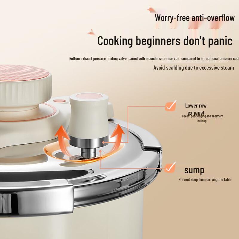 SUPOR 304 Stainless Steel Gas Pressure Cooker