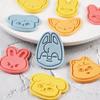 Straykid Kpop Skzoo Cartoon Biscuit Mold Cute Kitchen Accessory Press Seal Baking Tool Ideal Stray Gift 3D Kid Friendly Entertaining Fun Play Safe