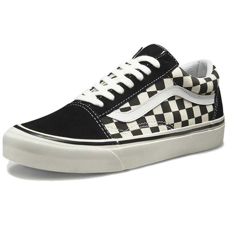 Vans Old Skool 36 DX Anaheim Classic Checkerboard Low Top Sneakers Unisex Black White VN0A38G2OAK