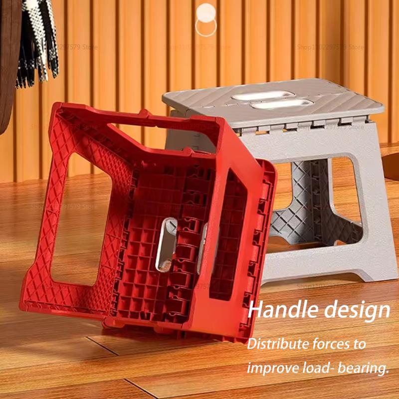 Portable Foldable Stool Thickened Plastic Outdoor Mini Stool Suitable For Adults And Children For Outdoor Activities And Fishing