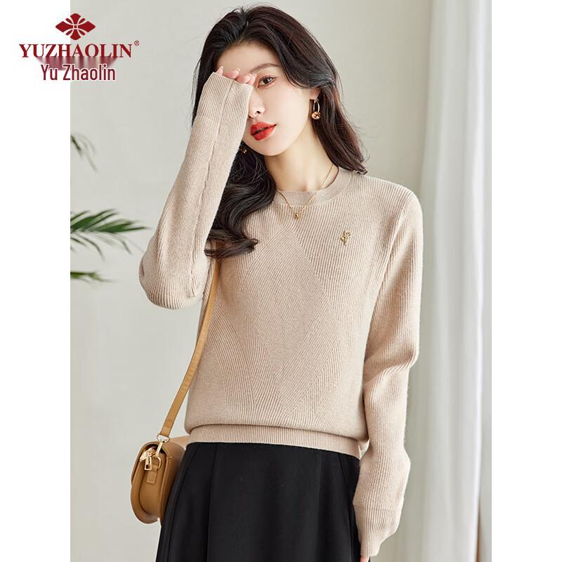 Yu Zhaolin Damen Rundhals Strickpullover